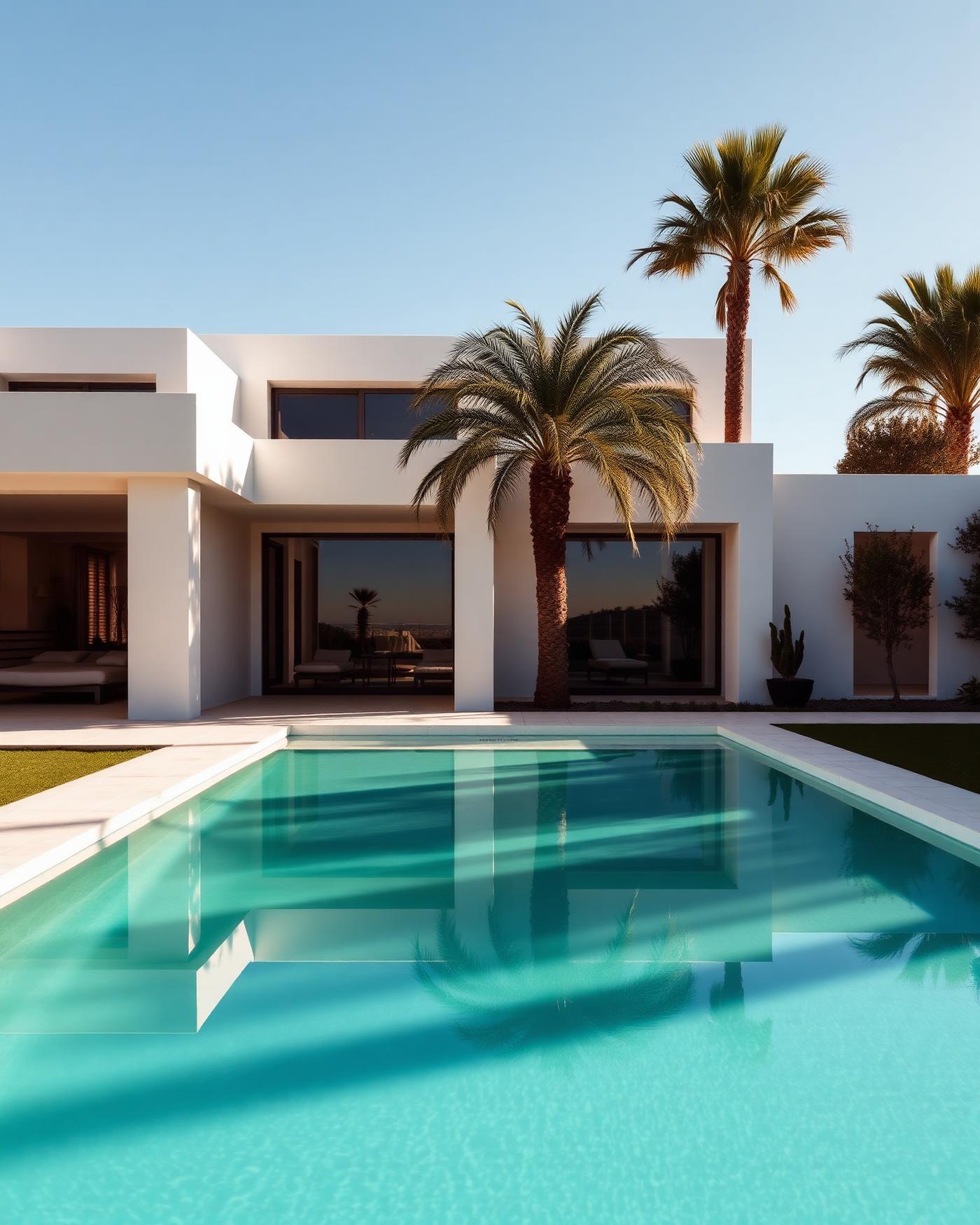 Minimalist Marbella villa with infinity pool